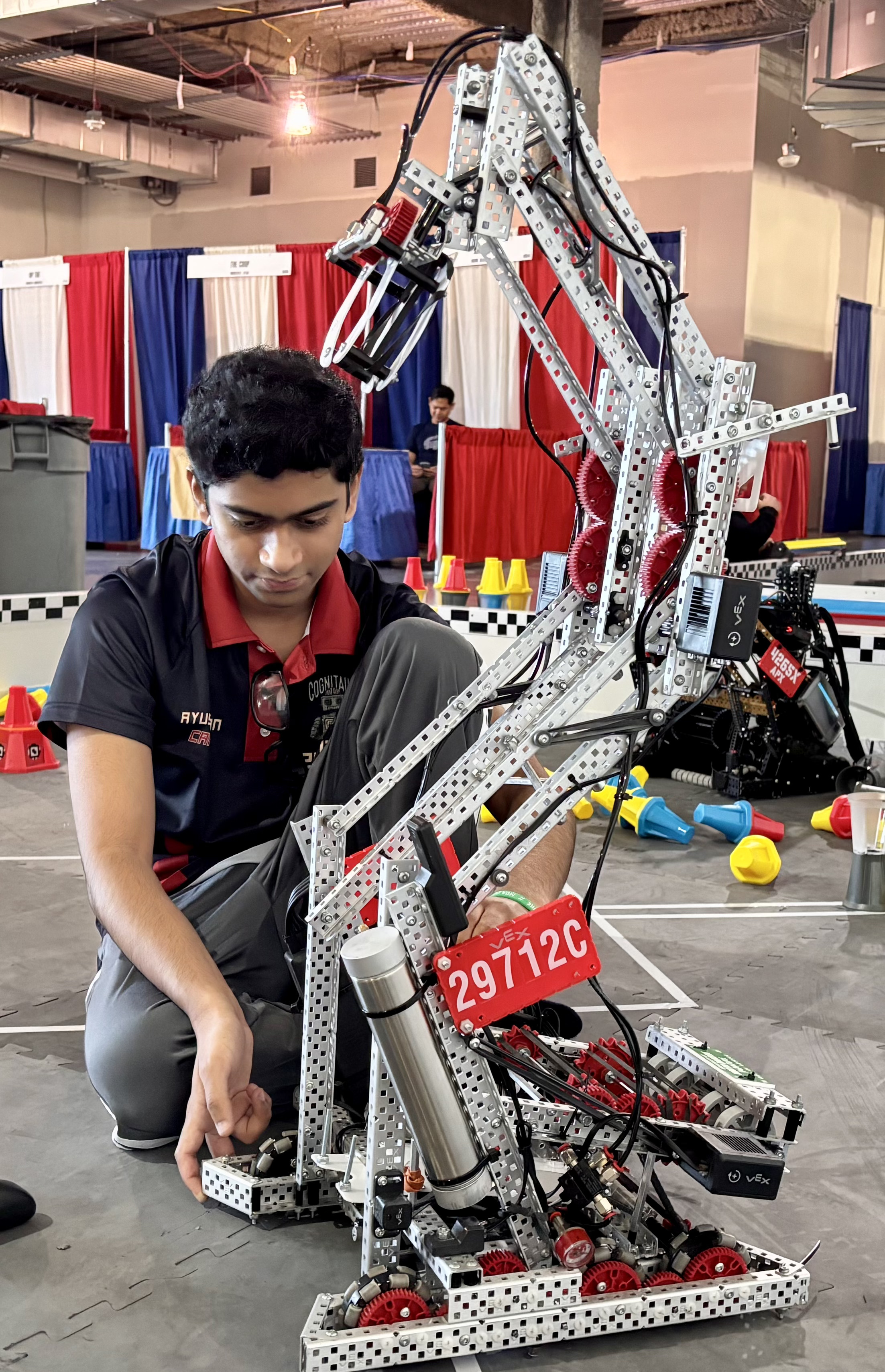 Robotics work at Cognitaur Innovation Lab — mechatronics, sensors and control systems